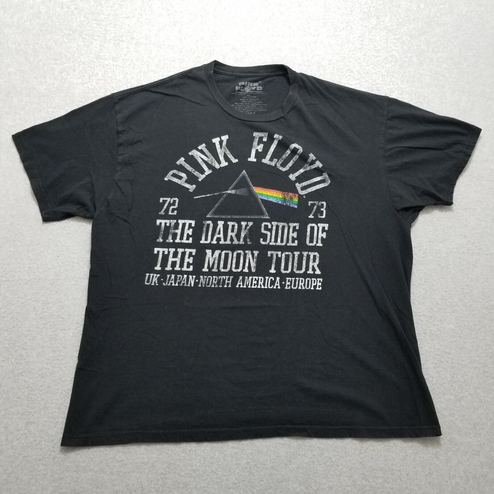 Pink Floyd Shirt Mens 2XL Black Short Sleeve Round Neck Cotton